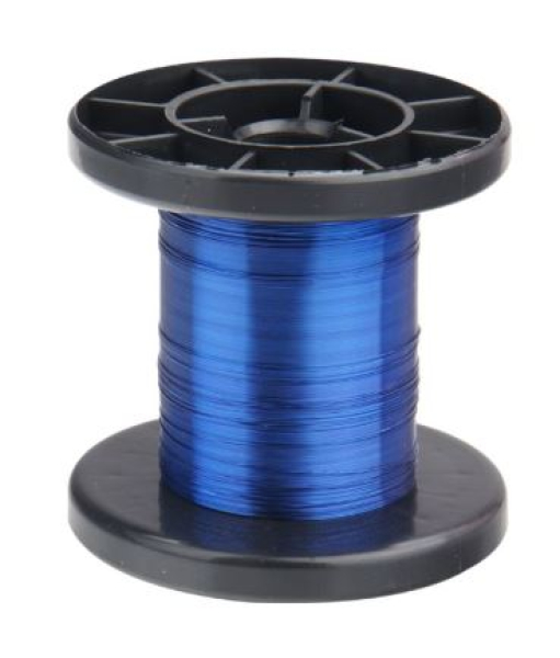 LD15-2 Kupfer Lackdraht Ø 0,15 mm / 100 m / blau